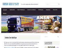 Tablet Screenshot of aksanakliyat.com